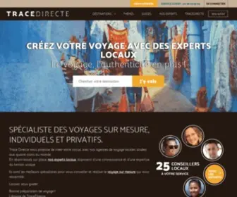 Tracedirecte.com(Voyage sur Mesure) Screenshot