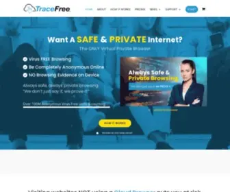Tracefree.com(Virus FREE Safe Browsing) Screenshot