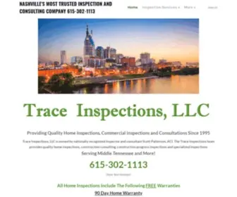 Traceinspections.com(NASHVILLE'S MOST TRUSTED INSPECTION AND CONSULTING COMPANYNashville Tennessee Home Inspections) Screenshot