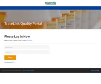Tracelink-Quality-Portal.com(Tracelink) Screenshot