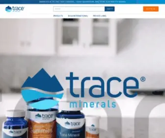Traceminerals.com(Trace Minerals) Screenshot