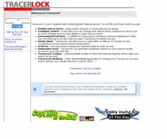 Tracerlock.com(Tracerlock) Screenshot