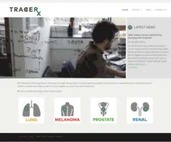 Tracerx.co.uk(Tracking Cancer Evolution through study) Screenshot