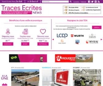 Tracesecritesnews.fr(Traces Ecrites) Screenshot