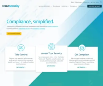 Tracesecurity.com(Cybersecurity & Compliance Services l TraceSecurity) Screenshot