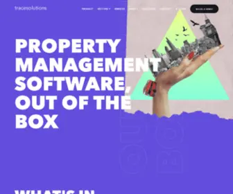 Tracesolutions.co.uk(Property Management Software) Screenshot