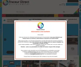 Traceurdirect.com(Traceur Direct) Screenshot