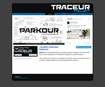 Traceurproject.com(PARKOUR MÉXICO) Screenshot