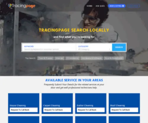 Tracingpage.com(Tracingpage) Screenshot