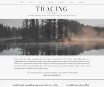 Tracingthelakes.com(HOME // Tracing the Lakes) Screenshot