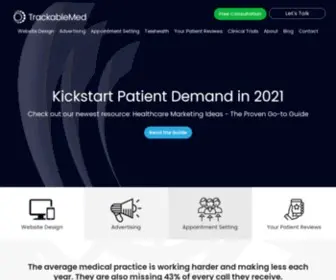 Trackableleadgeneration.com(Medical Marketing Agency) Screenshot