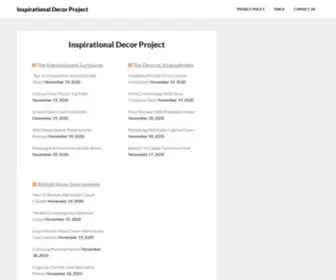 Trackbackinc.com(Inspirational Decor Project) Screenshot