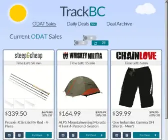 Trackbc.com(Backcountry.com ODAT Tracker) Screenshot