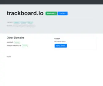 Trackboard.io(Trackboard, saas, tracking, dashboard, technology) Screenshot