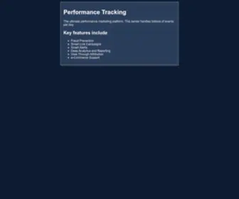 Trackcherry.com(Performance Marketing Platform) Screenshot