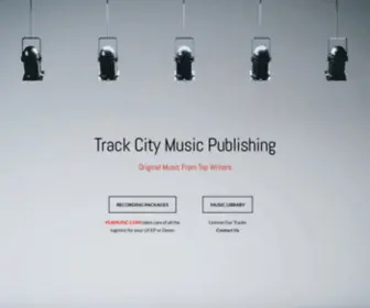 Trackcitymusic.com(Music Theme Demo) Screenshot