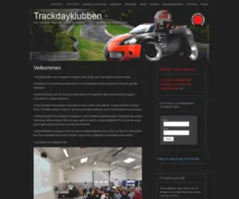 Trackdayklubben.dk(Velkommen) Screenshot