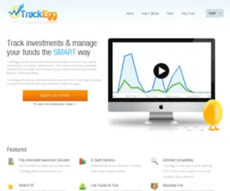 Trackegg.com(Investment Tracker & Calculator) Screenshot