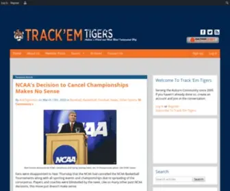 Trackemtigers.com(Auburn's oldest and most read independent blog) Screenshot