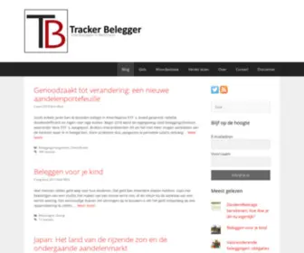 Trackerbelegger.nl(Indexbeleggen in Nederland) Screenshot