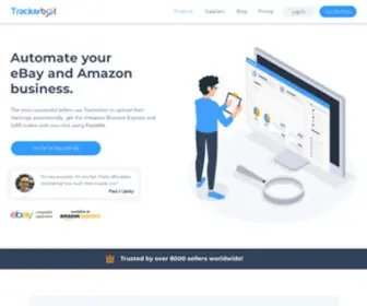 Trackerbot.me(Automate your eBay and Amazon dropshipping) Screenshot
