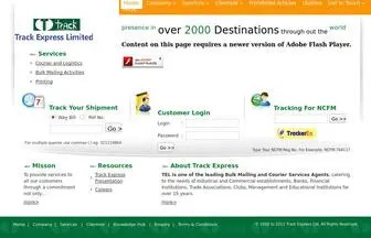 Trackexpress.net(Track Express Ltd) Screenshot