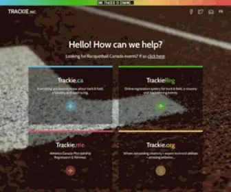 Trackie.com(Trackie Group) Screenshot