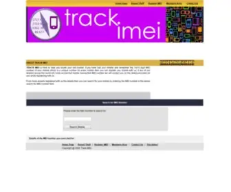 Trackimei.com(Track IMEI) Screenshot