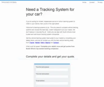 Tracking-SYstems.co.za(Need a Tracking System for your car) Screenshot