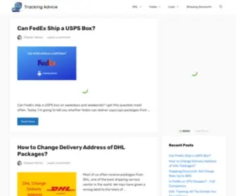 Trackingadvice.com(Tracking Advice) Screenshot