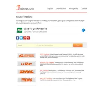 Trackingcourier.com(Premium domain) Screenshot