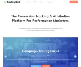 Trackingdesk.com(Conversion Tracking Platform for affiliate marketers) Screenshot