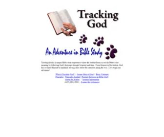 Trackinggod.org(Tracking God) Screenshot