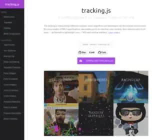 Trackingjs.com(Tracking.js) Screenshot