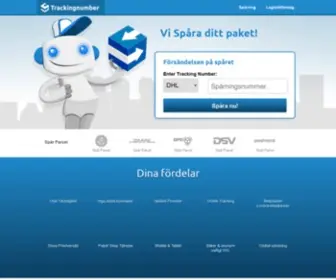 Trackingnumber.se(Trackingnumber) Screenshot