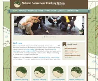 Trackingschool.com(Natural Awareness Tracking School Website) Screenshot