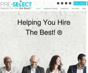 Trackingtalent.com(ATS Online ASP Software Tracking Talent HR Tool) Screenshot