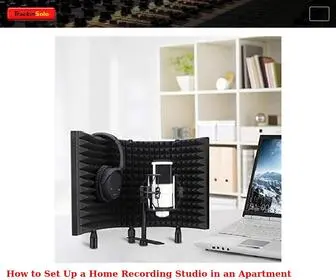 Trackinsolo.com(How To Build and Use a Home Recording Studio for the Solo Recording Artist) Screenshot