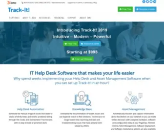 Trackit.com(IT Help Desk Software for Small to Midsize Businesses) Screenshot