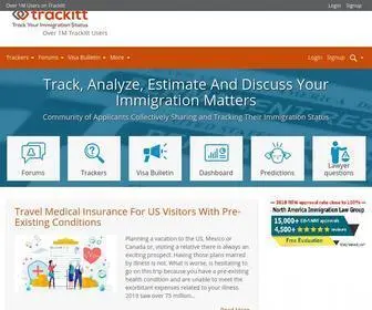 Trackitt.com(Green Card Application) Screenshot