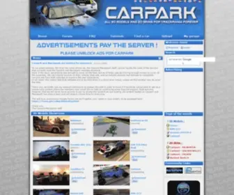 Trackmania-Carpark.com(Trackmania véhicule) Screenshot