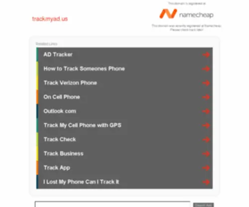 Trackmyad.us(Trackmyad) Screenshot