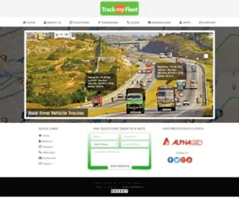 Trackmyfleet.co.in(TrackMyFleet) Screenshot