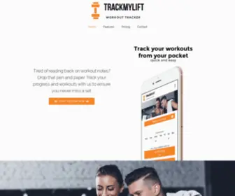 Trackmylift.app(Save time tracking gym workout progress) Screenshot