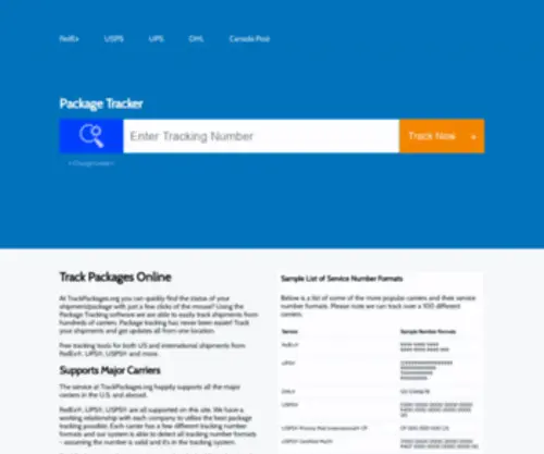 Trackmypurchase.com(Track Your Shipments) Screenshot