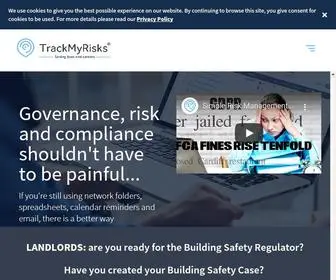 Trackmyrisks.com(Governance Risk & Compliance software platform) Screenshot