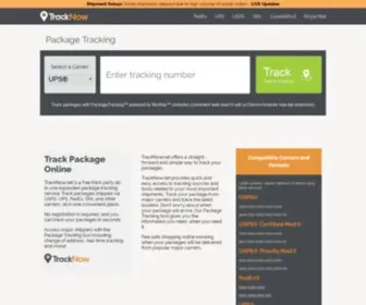 Tracknow.net(Track your shipments online at . Our (LIVE)) Screenshot