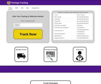 Trackpackagesonline.com(Package Tracking) Screenshot