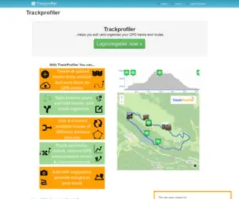 Trackprofiler.com(Trackprofiler) Screenshot