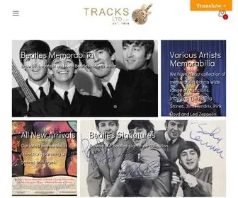 Tracks.co.uk(Beatles And Rock & Roll Memorabilia) Screenshot